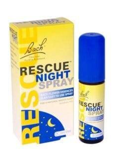 Acquista Rescue Night Spray da 20ml originale Nelson, il rimedio di soccorso emergenza del sistema fiori di Bach